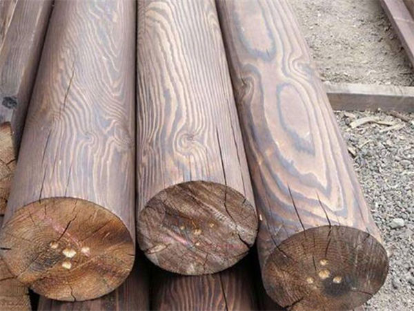 杭州碳化木圆柱加工