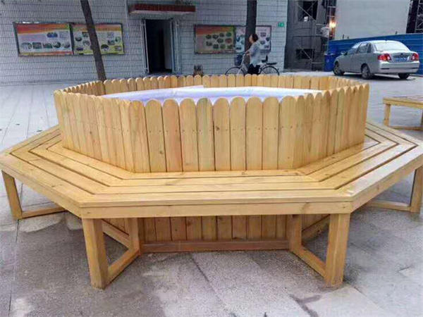 杭州防腐木花箱 树池